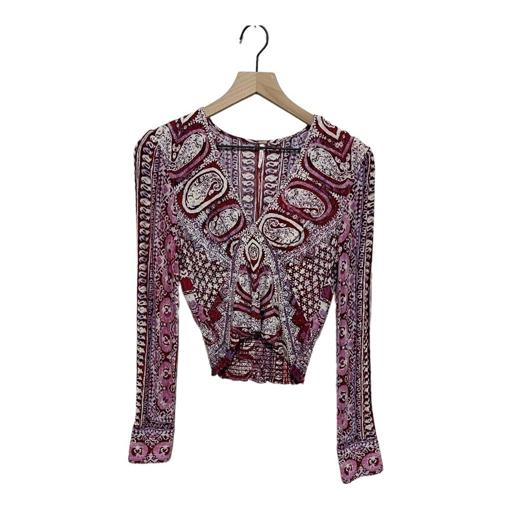 We The Free by Free People – Molly Ribbed Crop Top – Size Small - Picture 2 of 8